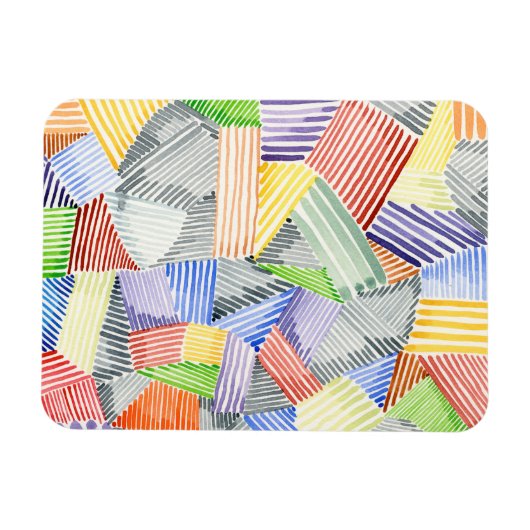 Crosshatch Quilt I Magneet (Horizontaal)