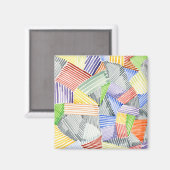 Crosshatch Quilt I Magneet (Voorkant / Achterkant)