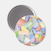 Crosshatch Quilt I Magneet (Voorkant / Achterkant)