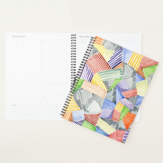 Crosshatch Quilt I Planner (Display)