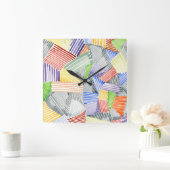 Crosshatch Quilt I Vierkante Klok (Huis)