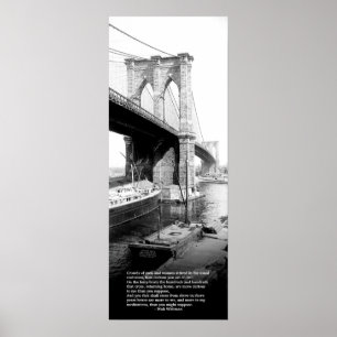 Crossing Brooklyn Veerboot New York City Walt Whit Poster