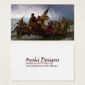 Crossing Delaware 1776 : Général George Washington (Devant & derrière)