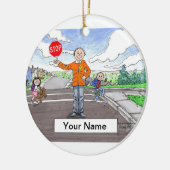 Crossing Guard - Mannelijke Keramisch Ornament (Links)