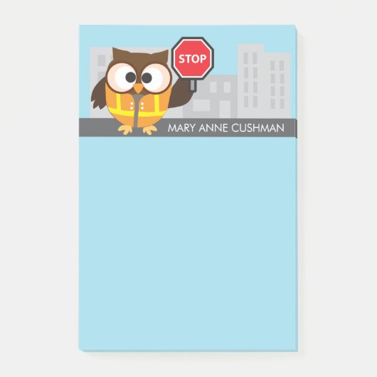 Crossing Guard School Safety Patrol Hartelijk dank Post-it® Notes (Voorkant)