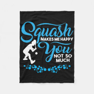 Crossminton Racquetball Speed Badminton Player Squ Fleece Deken