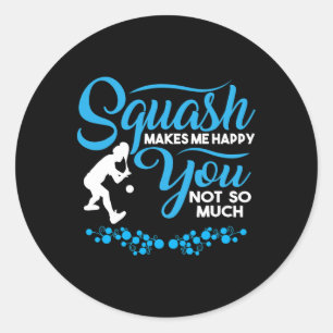 Crossminton Racquetball Speed Badminton Player Squ Ronde Sticker