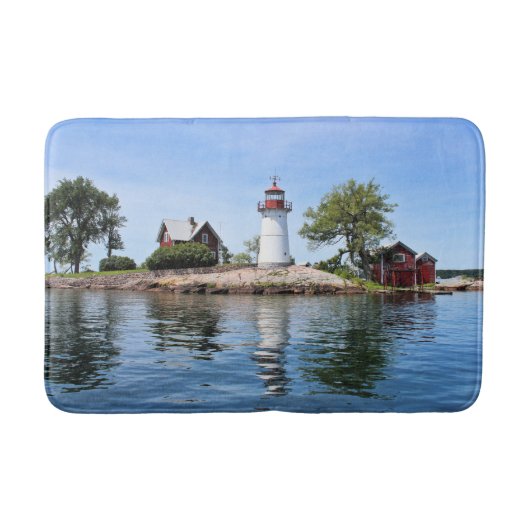 Crossover Island Lighthouse, New York Bath Mat (Voorkant)