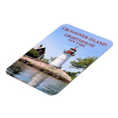 Crossover Island Lighthouse, NY Flexi Magnet Magneet (Linkerzijde)