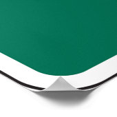 Crossover Road Sign. Poster (Hoek)