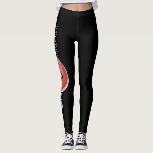 Crossroad BJJ Black Leggings (Voorkant)