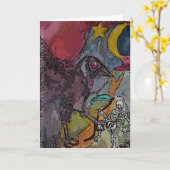 ~CROSSROADS RAVEN~CROW~ Carte de voeux (Fleur jaune)