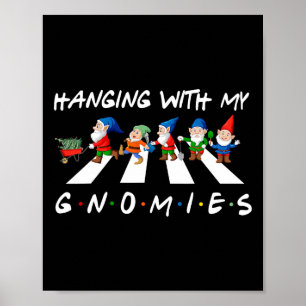 Crosswalk leuk kerst hangen met mijn kabouters voo poster