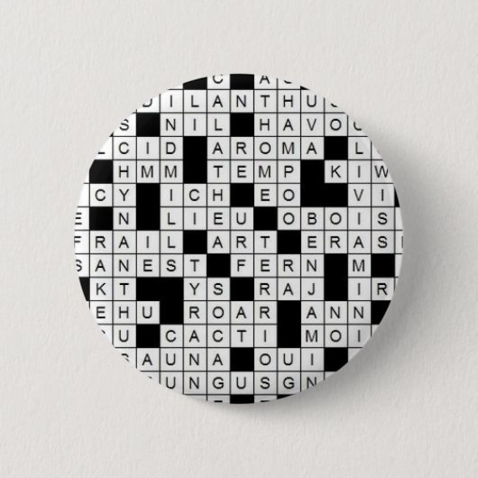 Crossword Button (Voorkant)