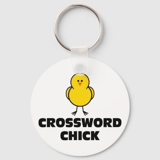 Crossword Chick Sleutelhanger (Voorkant)