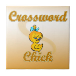 Crossword Chick Tegeltje