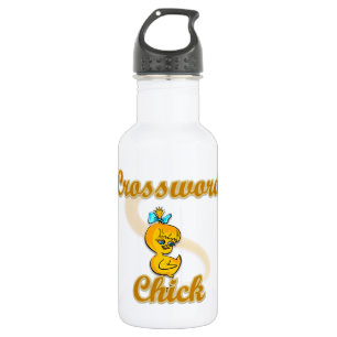Crossword Chick Waterfles