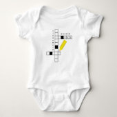 Crossword Fun Romper (Voorkant)