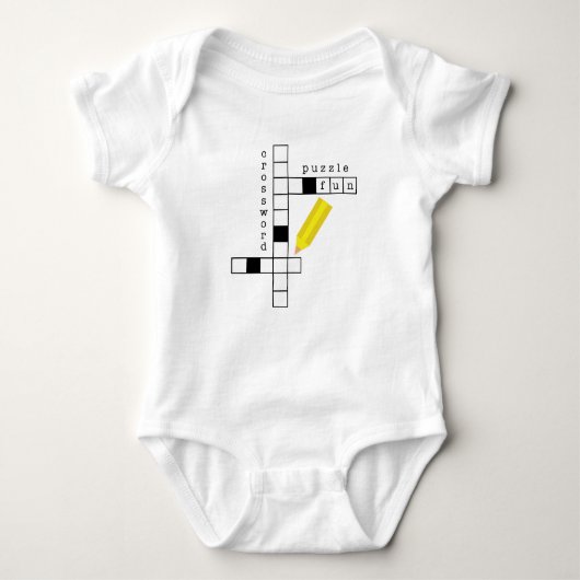 Crossword Fun Romper (Voorkant)