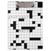 Crossword Grid Klembord (Voorkant)