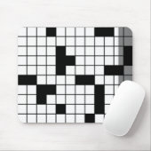 Crossword Mousepad Muismat (Met muis)
