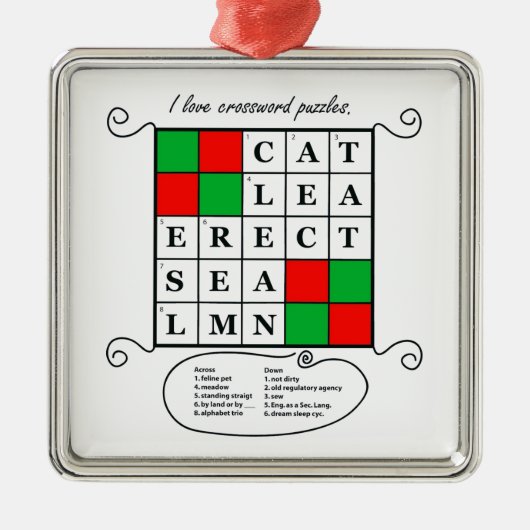 Crossword Ornament (Voorkant)