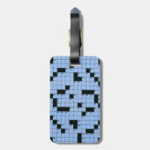 Crossword Puzzle Bagagelabel (Achterkant verticaal)