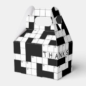Crossword Puzzle Bedankt Bedankdoosjes (Achterkant)