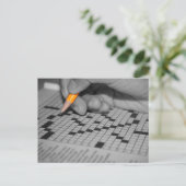 Crossword Puzzle Briefkaart (Staand voorkant)