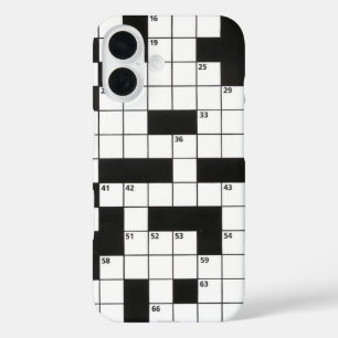 Crossword Puzzle iPhone 16 Hoesje
