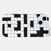 Crossword Puzzle Case-Mate iPhone Case (Achterkant (horizontaal))