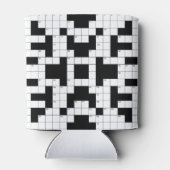 Crossword Puzzle Design Beverage Koelbox Blikjeskoeler (Achterkant)