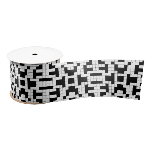 Crossword Puzzle Design Ribbon Lint (Spoel)