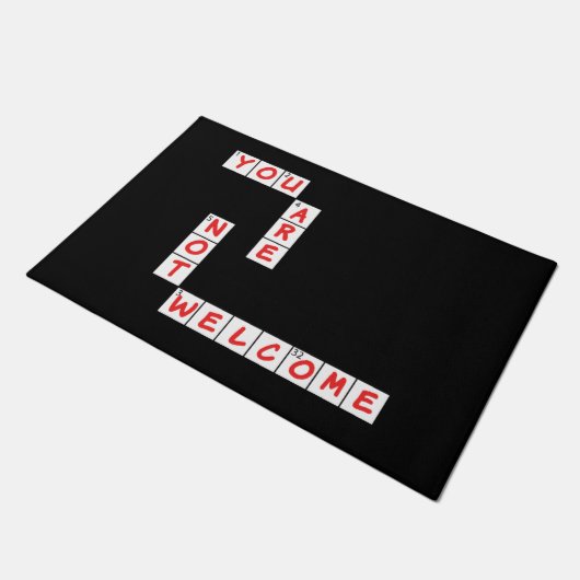 Crossword Puzzle-deur — Mat (Schuin)