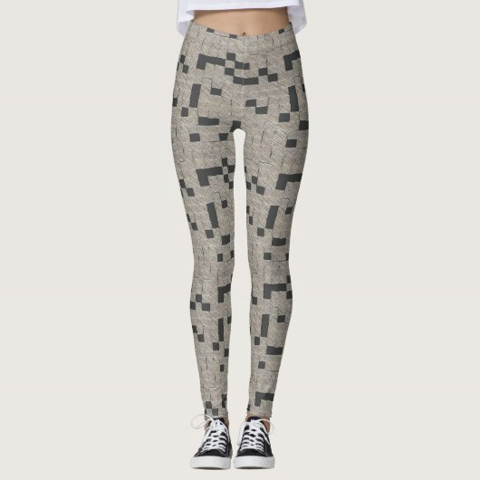 Crossword Puzzle Leggings (Voorkant)