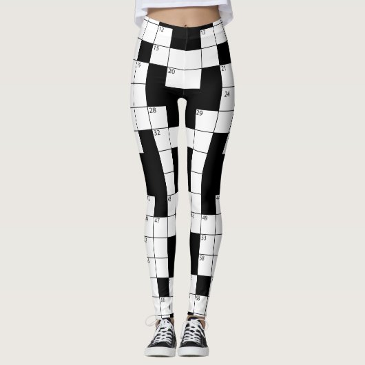 Crossword Puzzle Leggings (Devant)