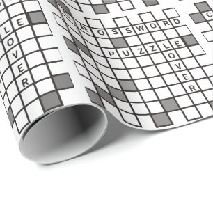 Crossword Puzzle Lover Cadeaupapier