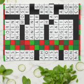 Crossword Puzzle Lovers Kitchen Towel! Theedoek (Gevouwen)