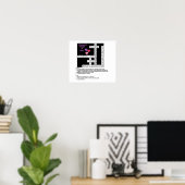 Crossword Puzzle of Love Poster (Thuiskantoor)