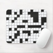 Crossword Puzzle-patroon Muismat (Met muis)