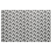 Crossword Puzzle Pattern Fabric Stof (Yard (91,4 cm))