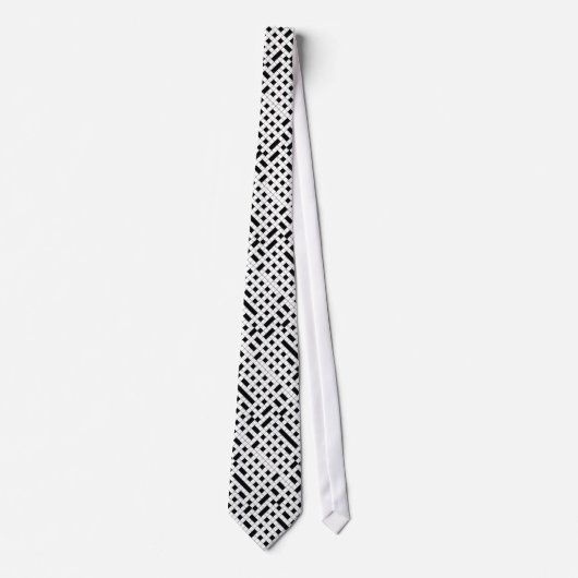 Crossword Puzzle Pattern Stropdas (Voorkant)