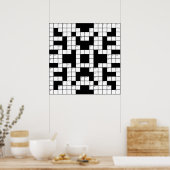 Crossword Puzzle Poster (Keuken)