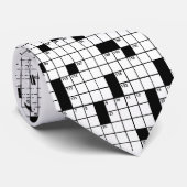 Crossword Puzzle Stropdas (Opgerold)