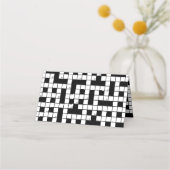 Crossword Puzzle Theme Birthday (Achterkant)