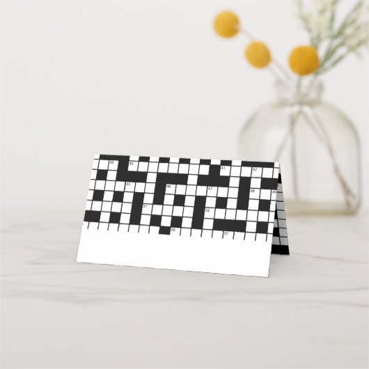 Crossword Puzzle Theme Birthday (Voorkant)