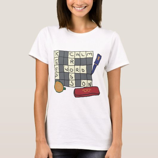 Crossword Puzzles T-shirt (Voorkant)