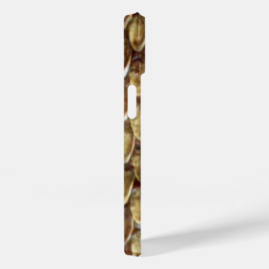 CROTALUS, AFGEDRUKT RATTLESNAKE SKIN-crème Brown Case-Mate iPhone Case (Achterkant / Rechts)