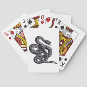 Crotalus Cascavella slang (giftige groefkopadder) Pokerkaarten