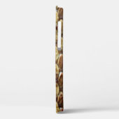 CROTALUS GEEL GEM MONOGRAM Case-Mate iPhone CASE (Achterkant / Links)